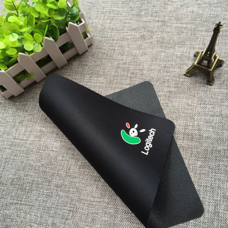Protab Mouse Pad (Black) for Office - Real Photo