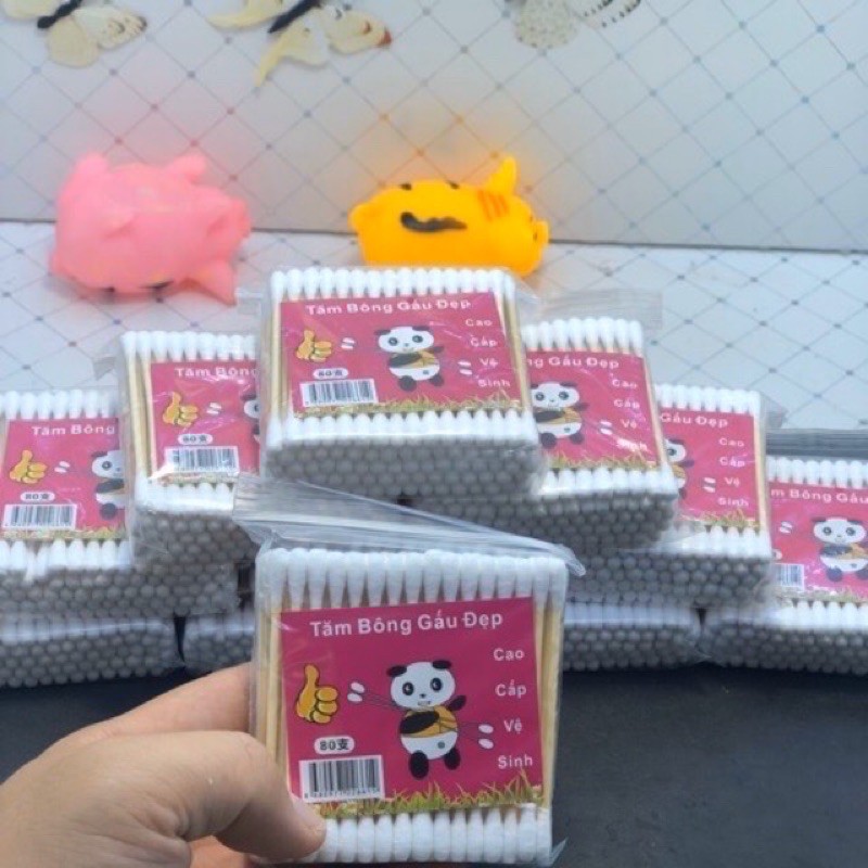 Bông tăm tiệt trùng cán gỗ