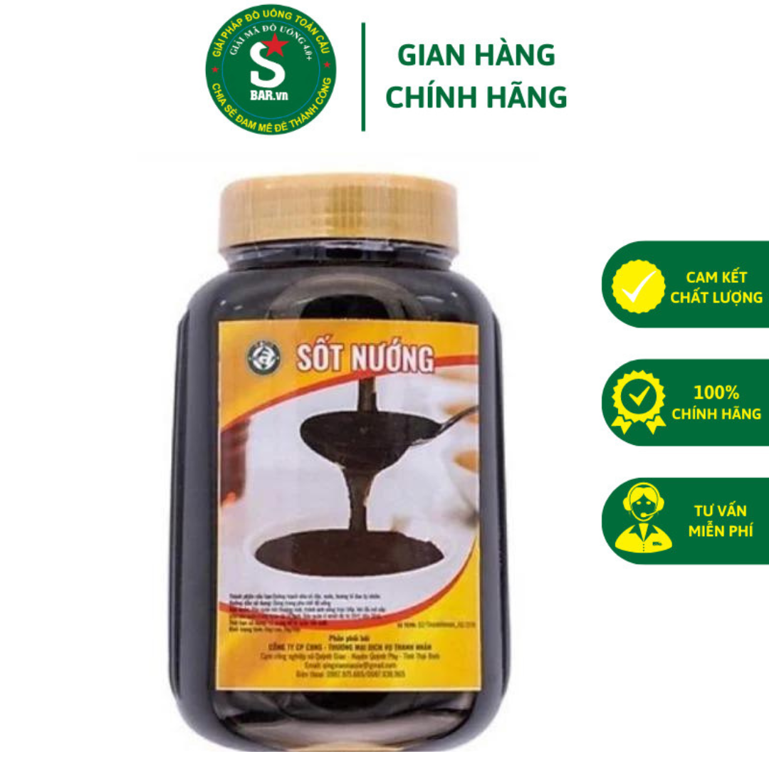 Sốt nướng koca hũ 1kg nguyên liệu để làm nên món trà sữa nướng hót nhất hiện nay hương vị đặc trưng thơm ngon béo ngậy