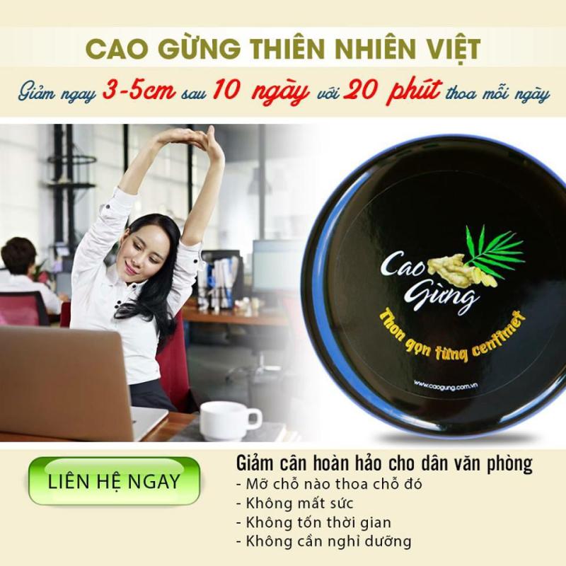 Cao Gừng Tan Mỡ Thiên Nhiên Việt - Có Tem Chống Hàng Giả nhập khẩu