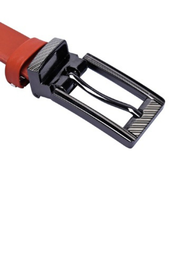 TH5130 - Thắt lưng nữ da bò  màu cam