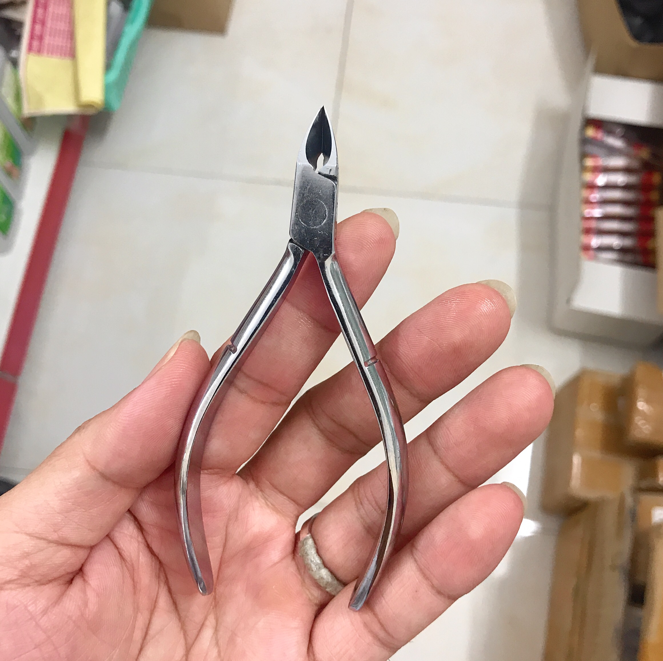 [HCM]Kềm Cắt Da Bán Nguyệt Trắng MOP BN2
