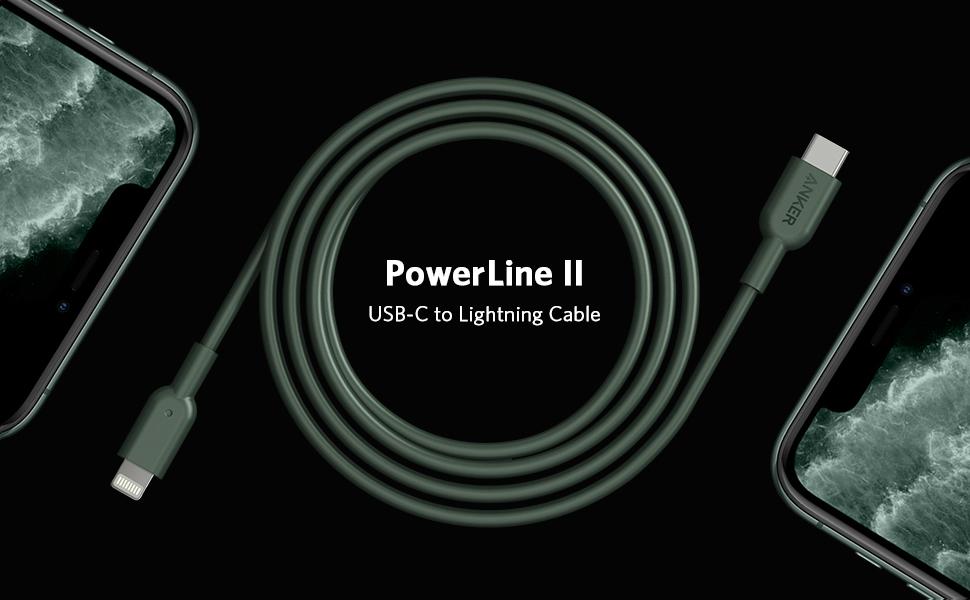 Cáp sạc ANKER PowerLine +II cổng USB-C ra Lightning (sạc nhanh cho iPhone, iPad)