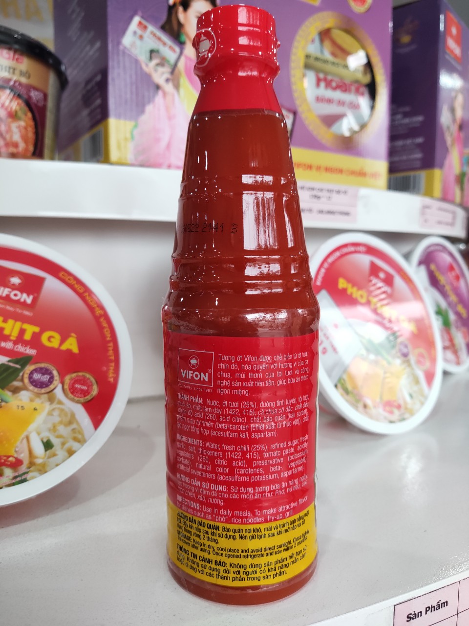 Tương ớt Vifon 500g (Ớt tươi thiên nhiên)