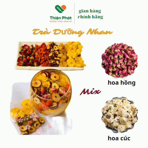 Combo 5 gói trà táo đỏ kỷ tử long nhãn túi lọc