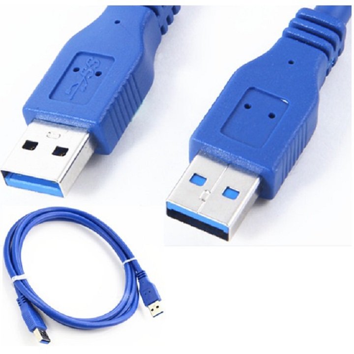 CÁP USB HAI ĐẦU ĐỰC DÀI 60cm - 735