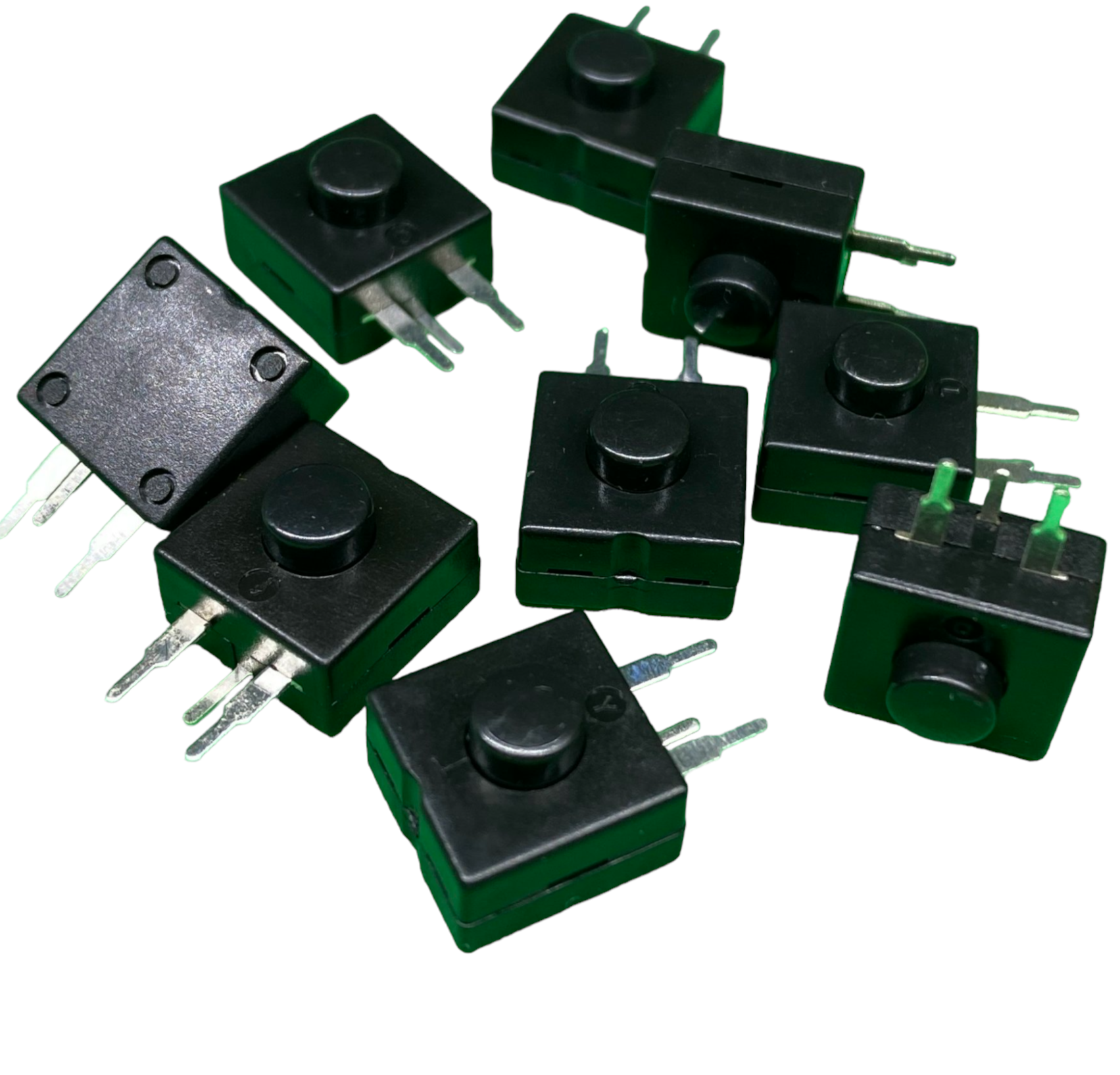 Combo 10 công tắc đèn PIN - đèn đội đầu 3 CHÂN, 3 CHẾ ĐỘ