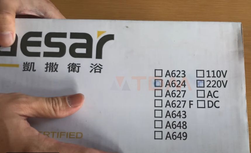 [chính hãng] Bộ xả cảm ứng CAESAR A624 Bồn Tiểu Nam