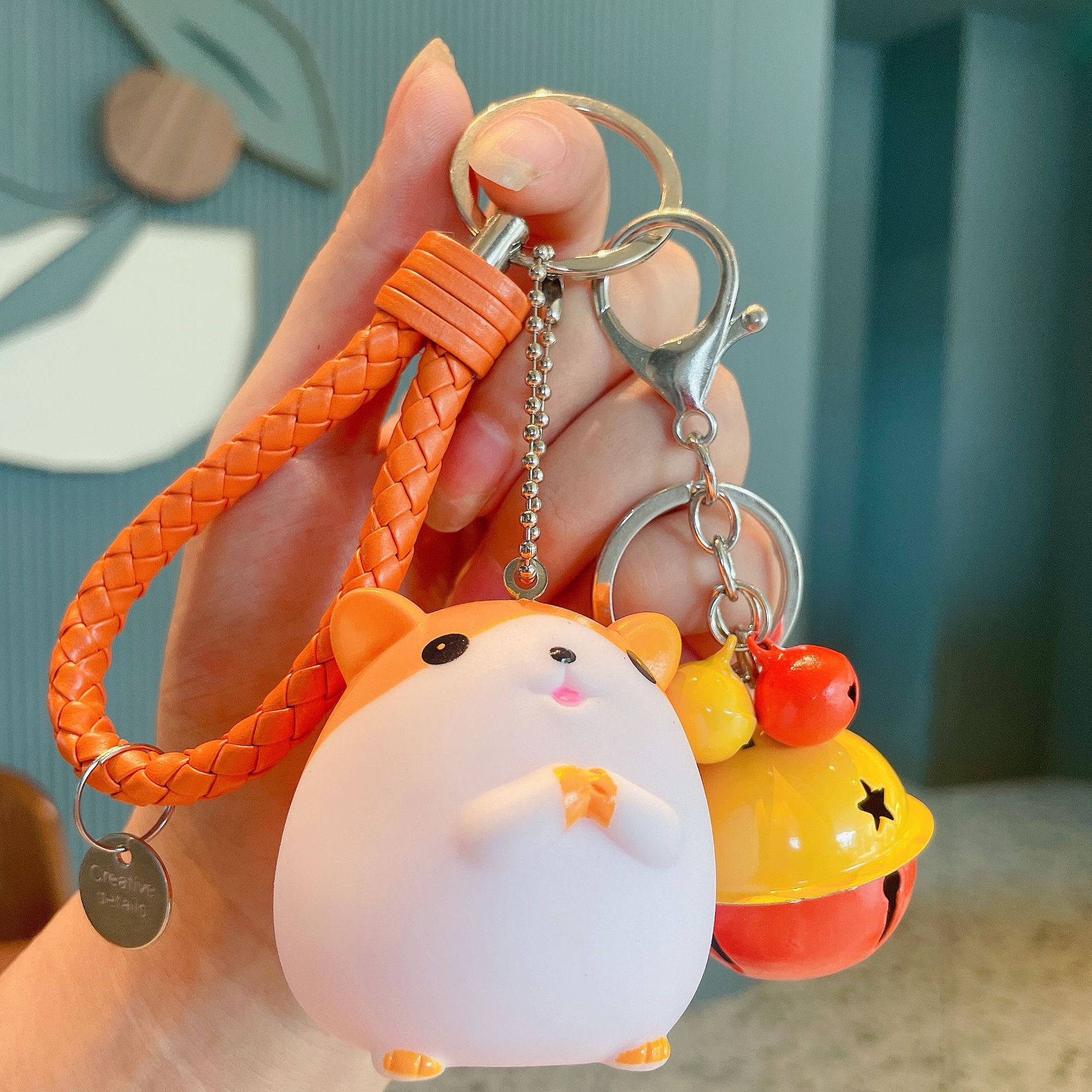 Móc Khoá hamster (Chuột) Có Chuông Lác Kiêu
