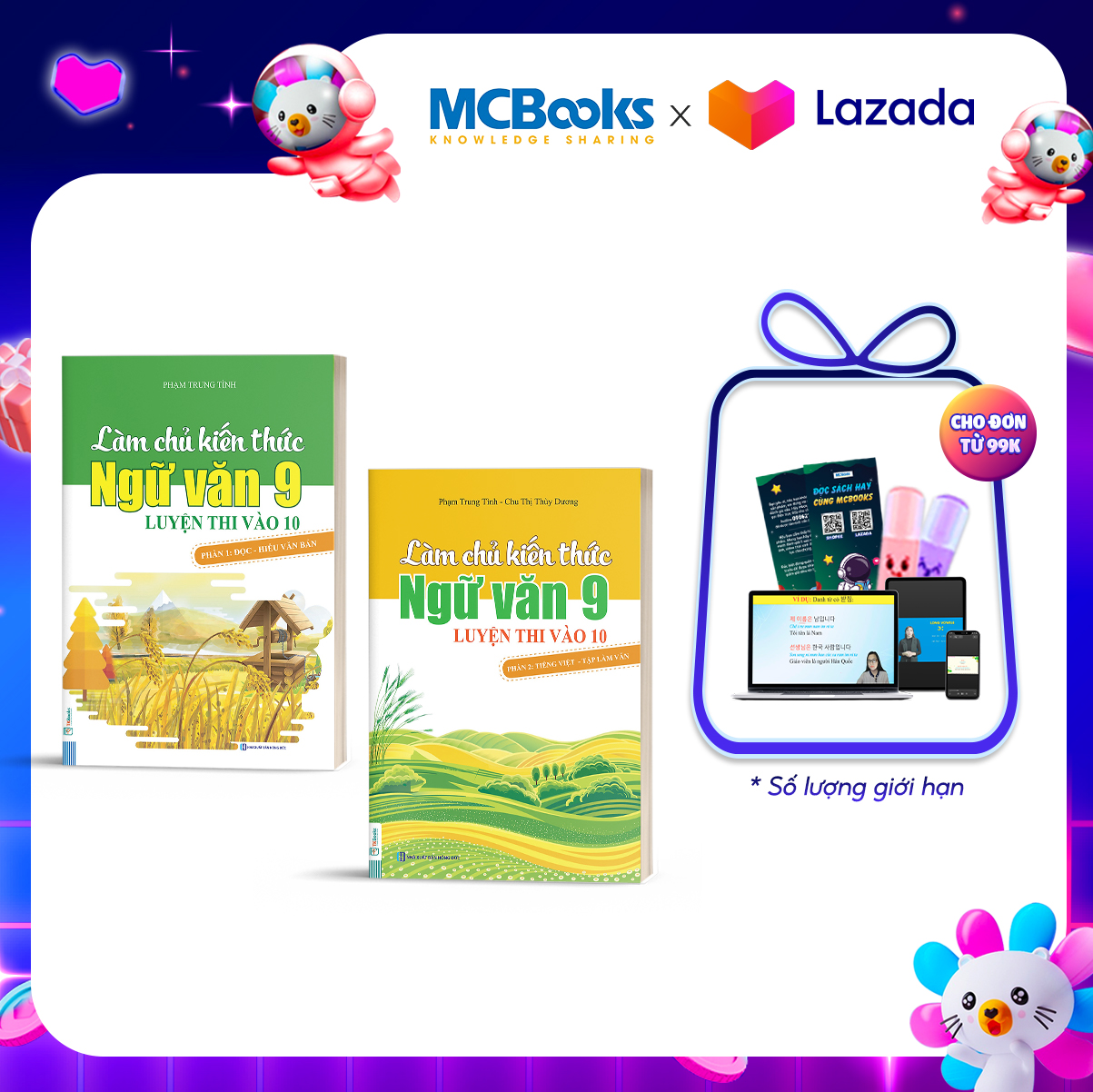 Combo làm chủ kiến thức ngữ văn 9 luyện thi vào 10