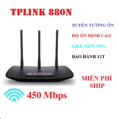 Router Wifi TPLINK 3 râu - Modem Wifi 880N tốc độ 450 Mbps - wifi sóng xuyên tường - cục phát wifi bộ phát wifi tplink - Hàng Thanh Ly 95%