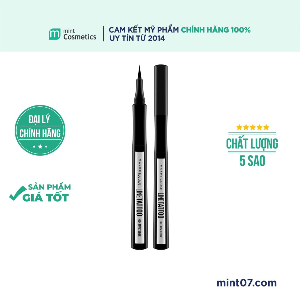 Chì Kẻ Mắt Maybelline Line Tattoo High Impact Liner