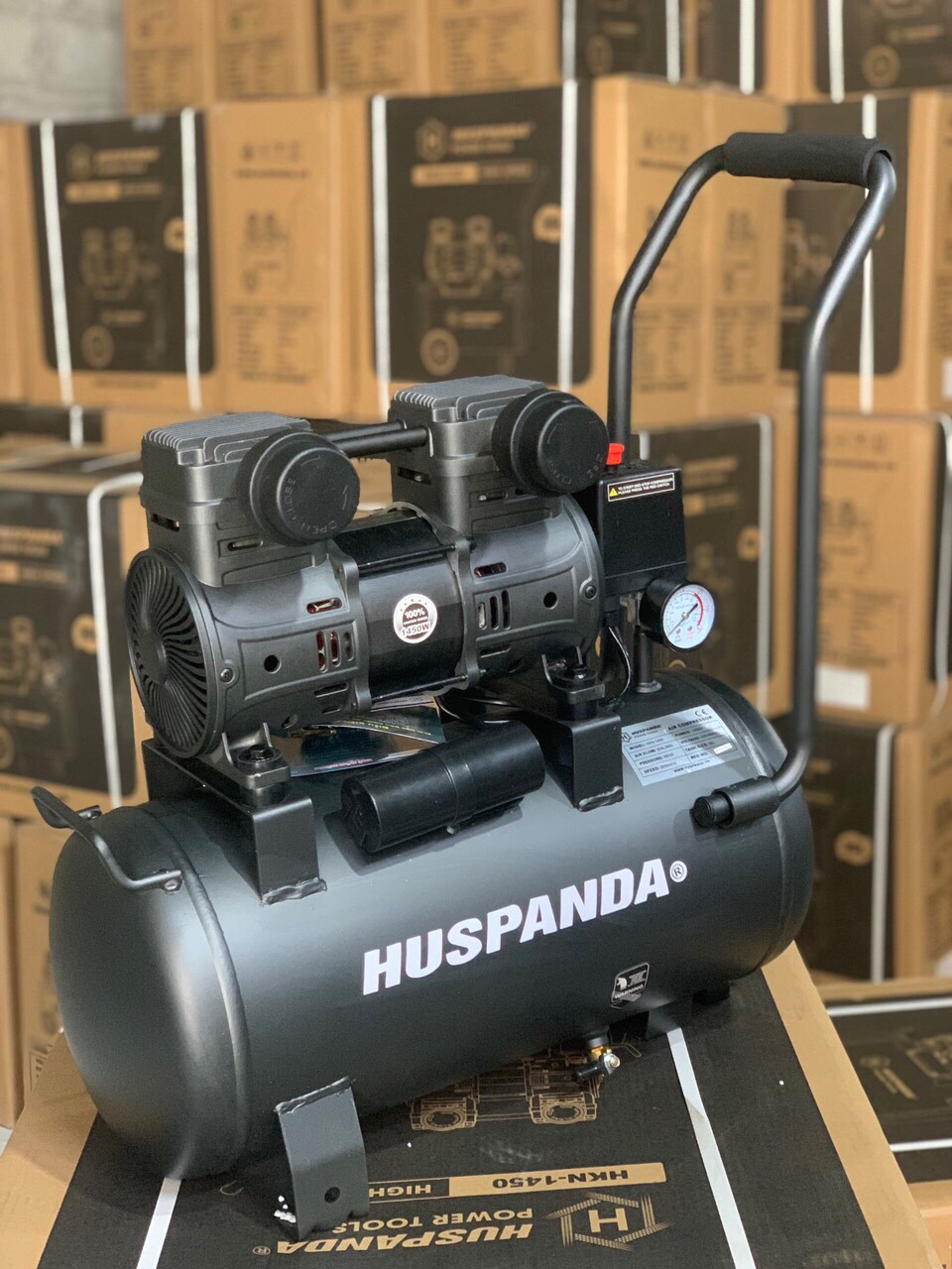 Máy nén khí không dầu huspanda hkn-1450