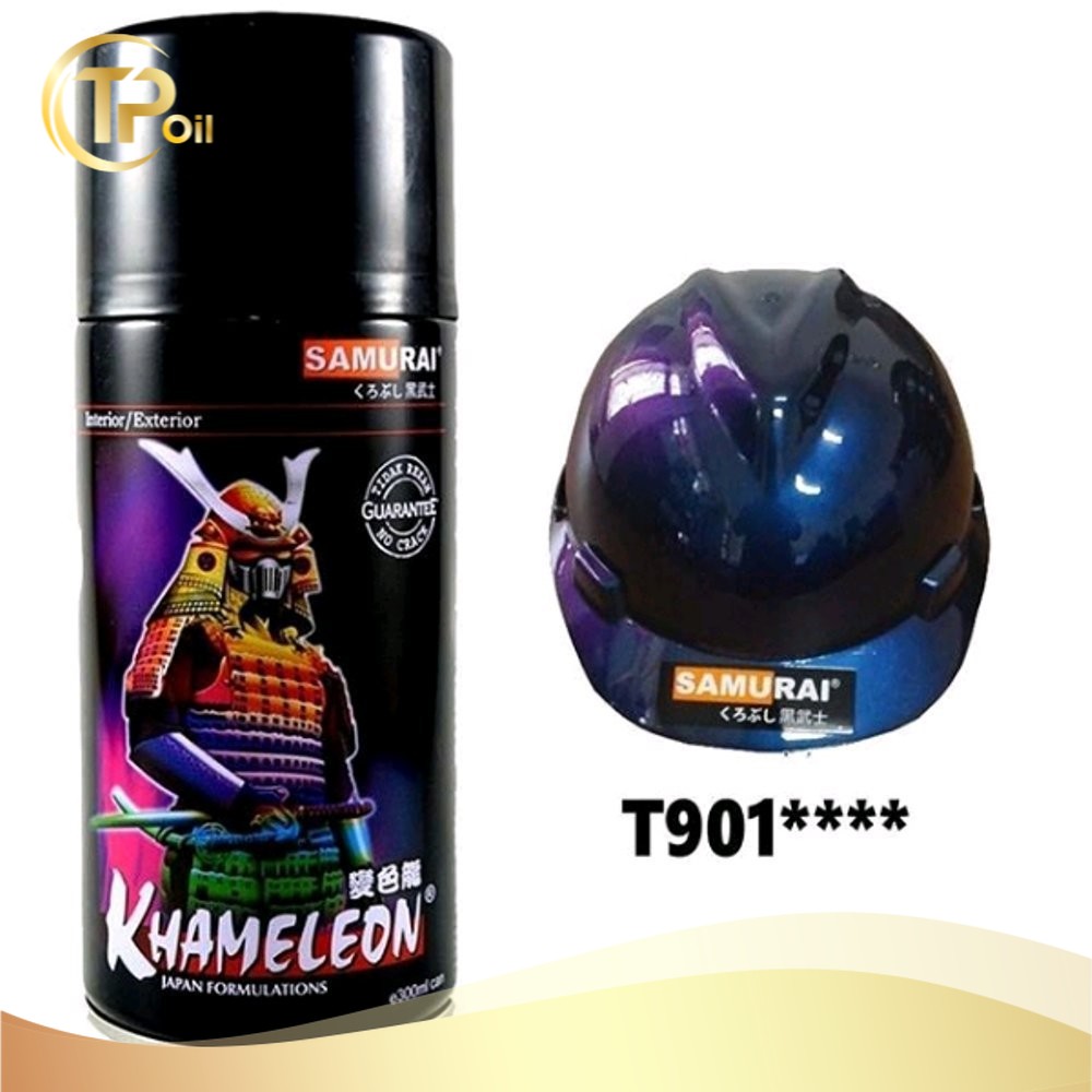 [HCM]T901 _ sơn xịt Samurai paint K6 - T901 màu 3D xanh ánh tím đổi màu theo góc nhìn uy tín giá rẻ giao nhanh