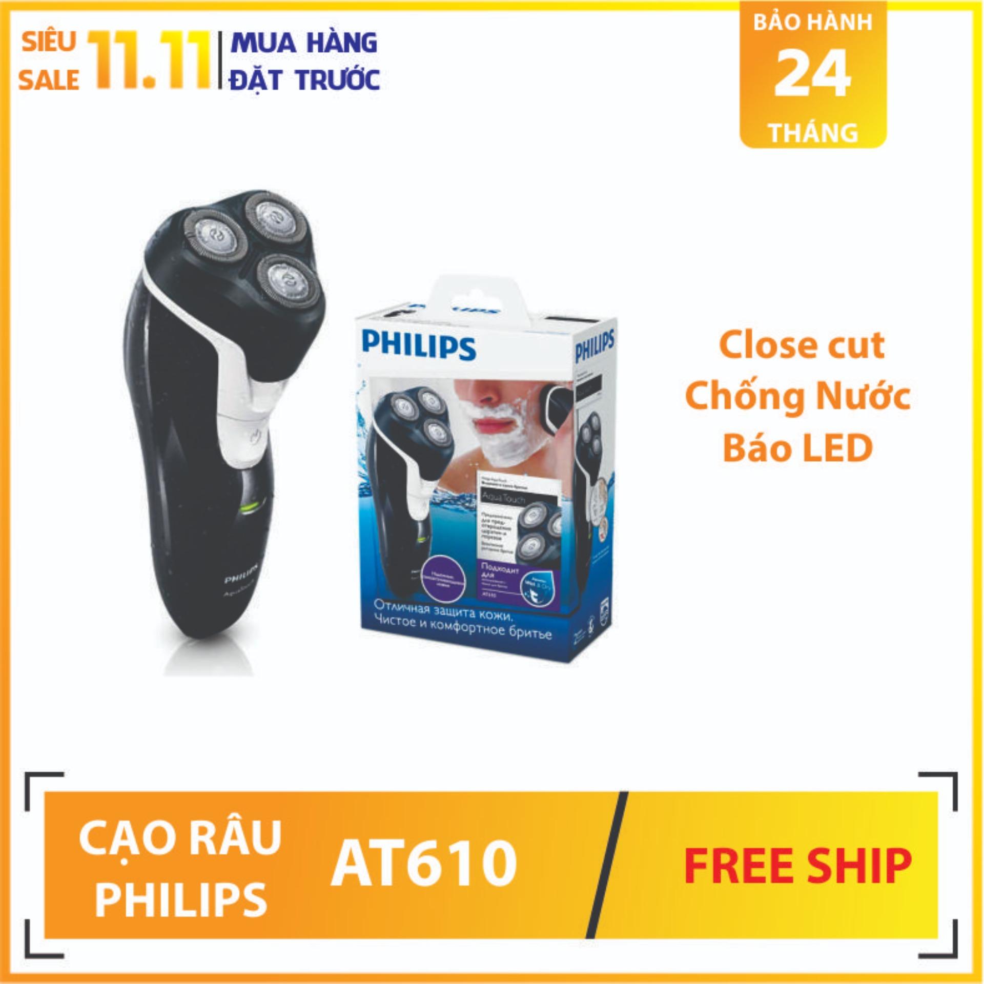 Máy cạo râu Philips AT610 (Đen) - Bảo hành 24 tháng