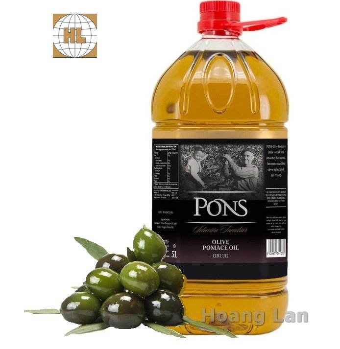 Dầu Olive Pomace PONS 5 lít - Tây Ban Nha (chai nhựa-chuyên dùng cho nấu nướng)
