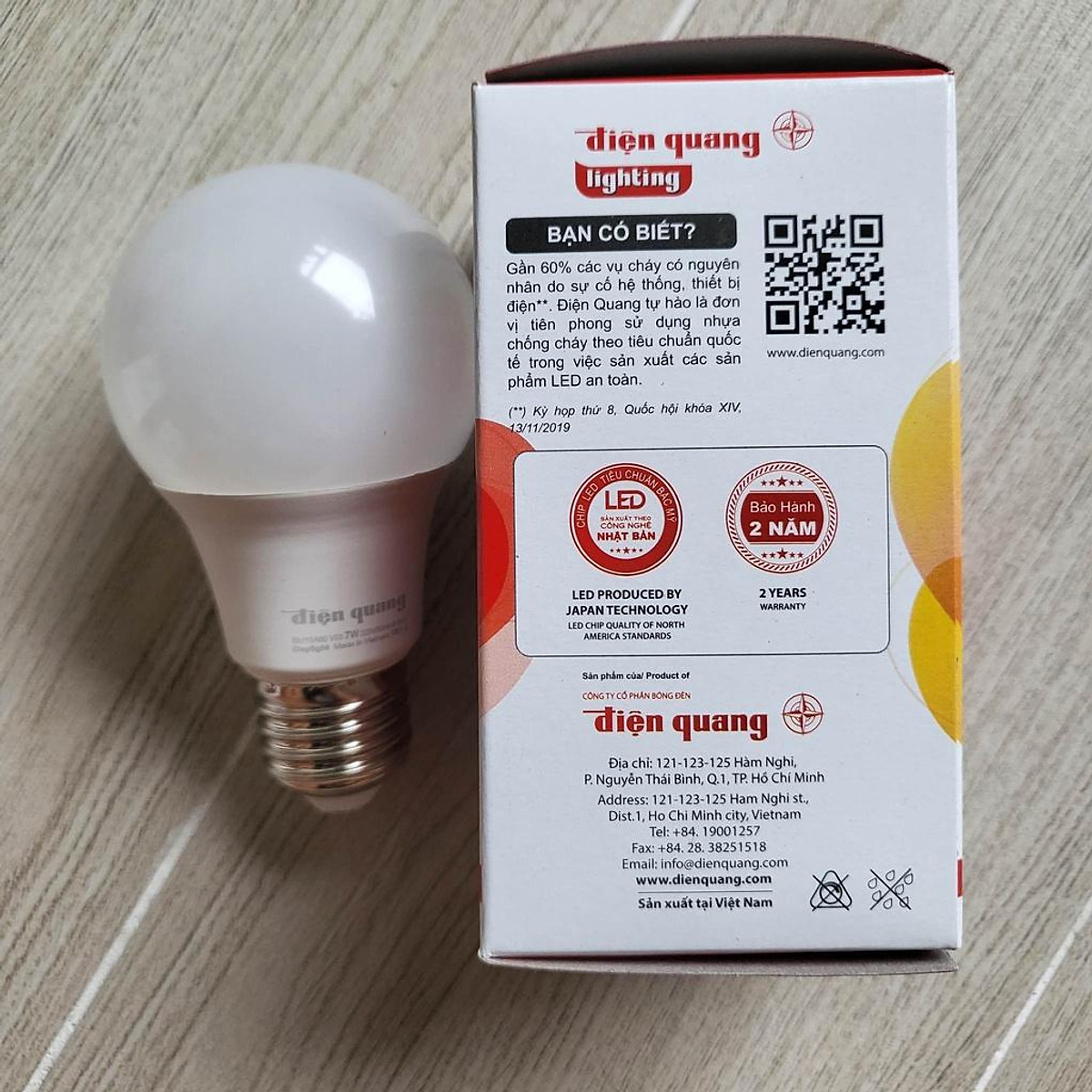 Bóng đèn LED Bulb 9W Điện Quang Rạng Đông 9W E27