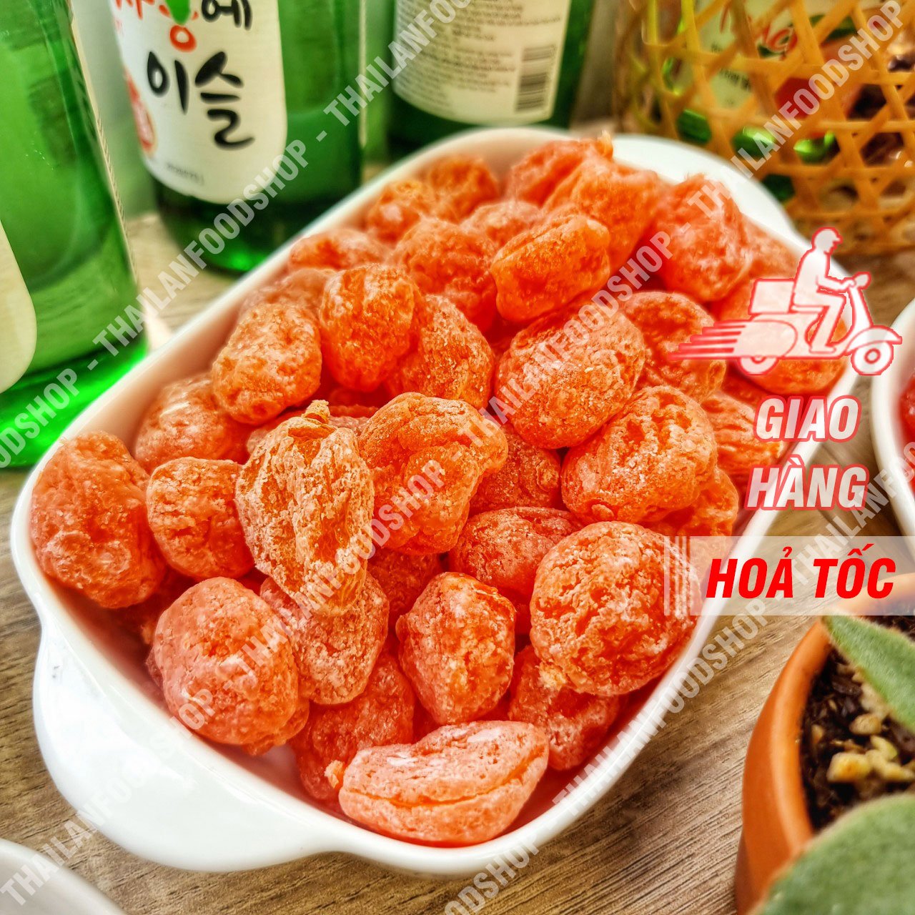 Xí Muội Mơ ( Xí Muội Đào ) Đà Lạt - Lon 500gr