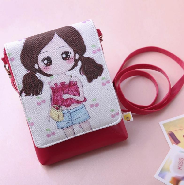 Túi điện thoại hoạt hình Chibi dễ thương