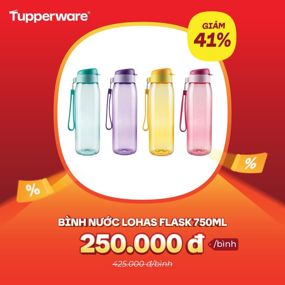 Bình nước Tupperware Lohas Flask 750ml