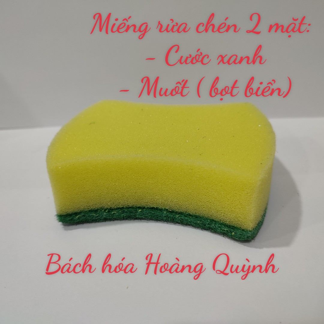 Combo 2 miếng rửa chén bát 2 mặt siêu sạch 3S