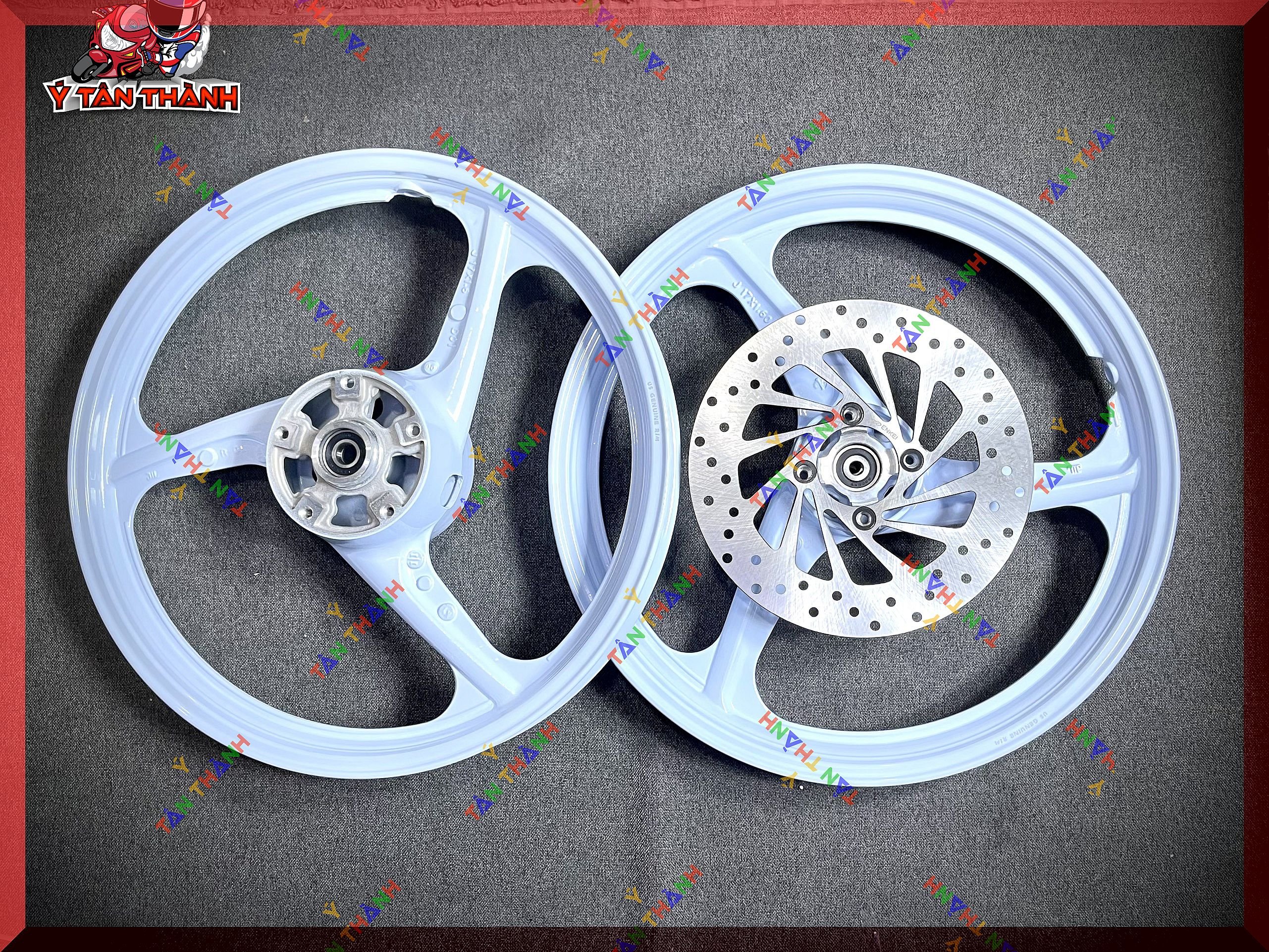 Mâm 3 đao exciter 150 bản 1.6 1.6