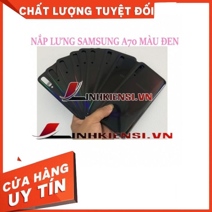 [HCM]NẮP LƯNG SAMSUNG A70 MÀU ĐEN