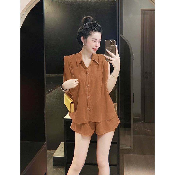 Sét bộ đùi áo sát nách+ quần