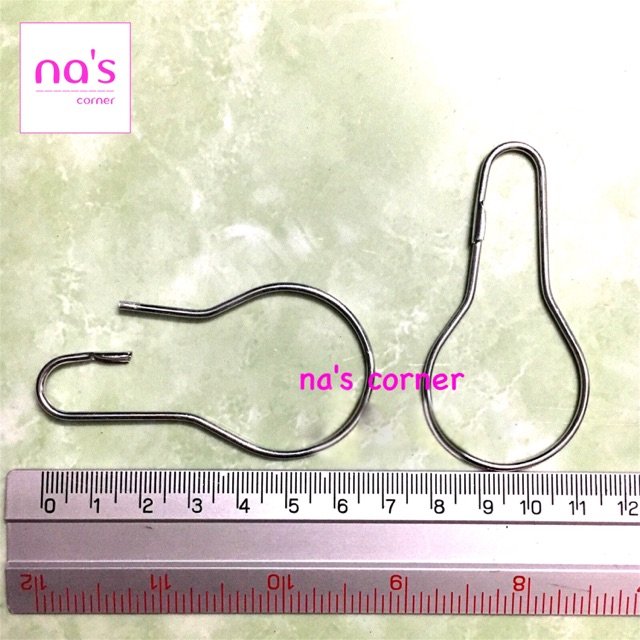 10/20/50 cái móc bầu treo đồ, treo hàng size nhỏ dài 6.5cm x bầu 3.5cm