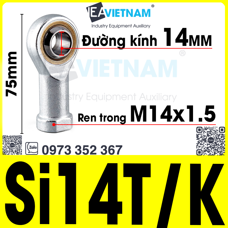 Vòng bi mắt trâu si 14 t/k