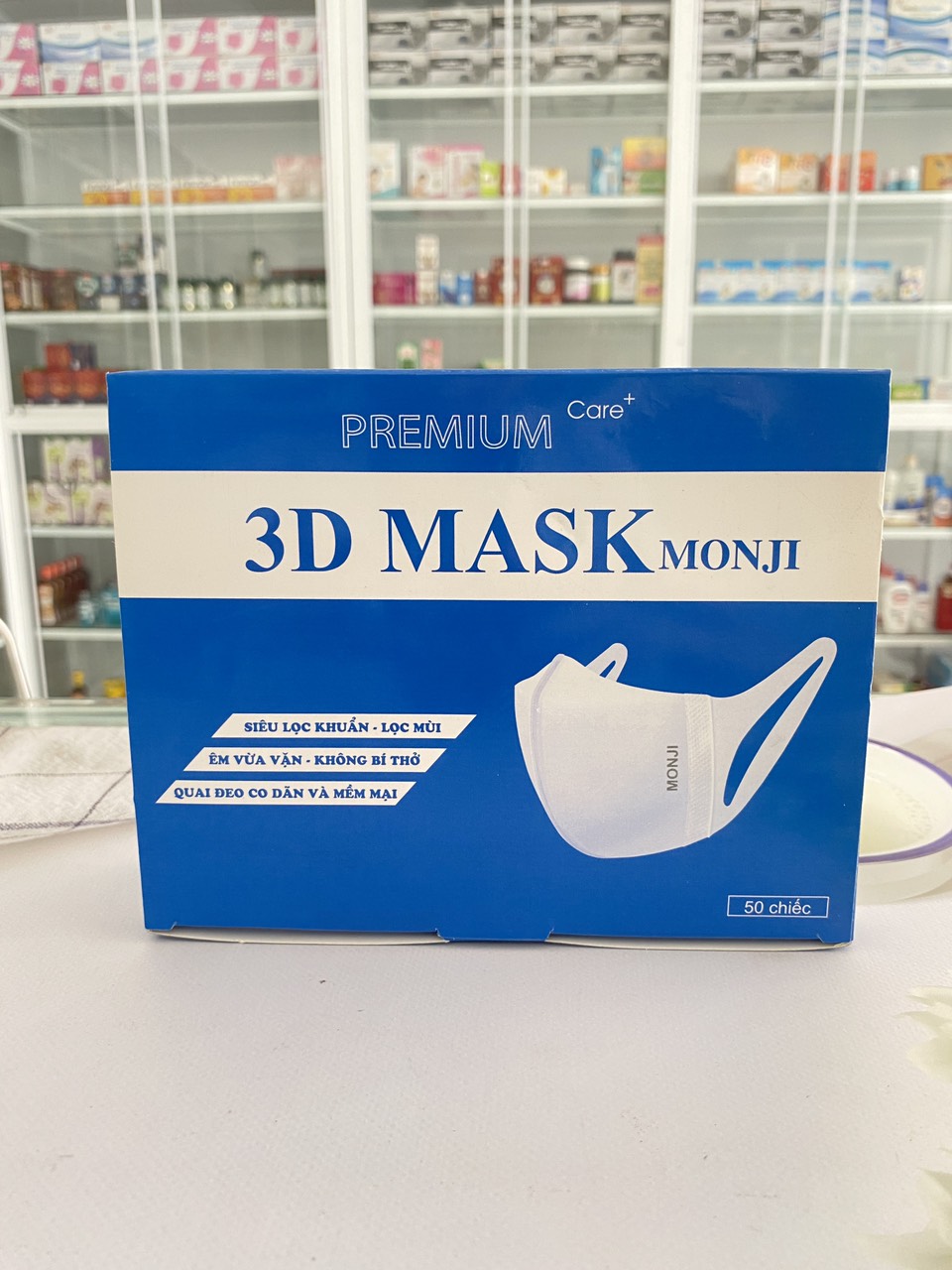 Khẩu trang 3D mask Monji Hộp 50 cái