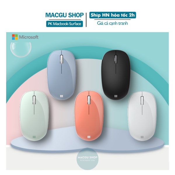 Chuột Microsoft bluetooth không dây Macbook, Laptop, Surface-4 Màu-Hàng
