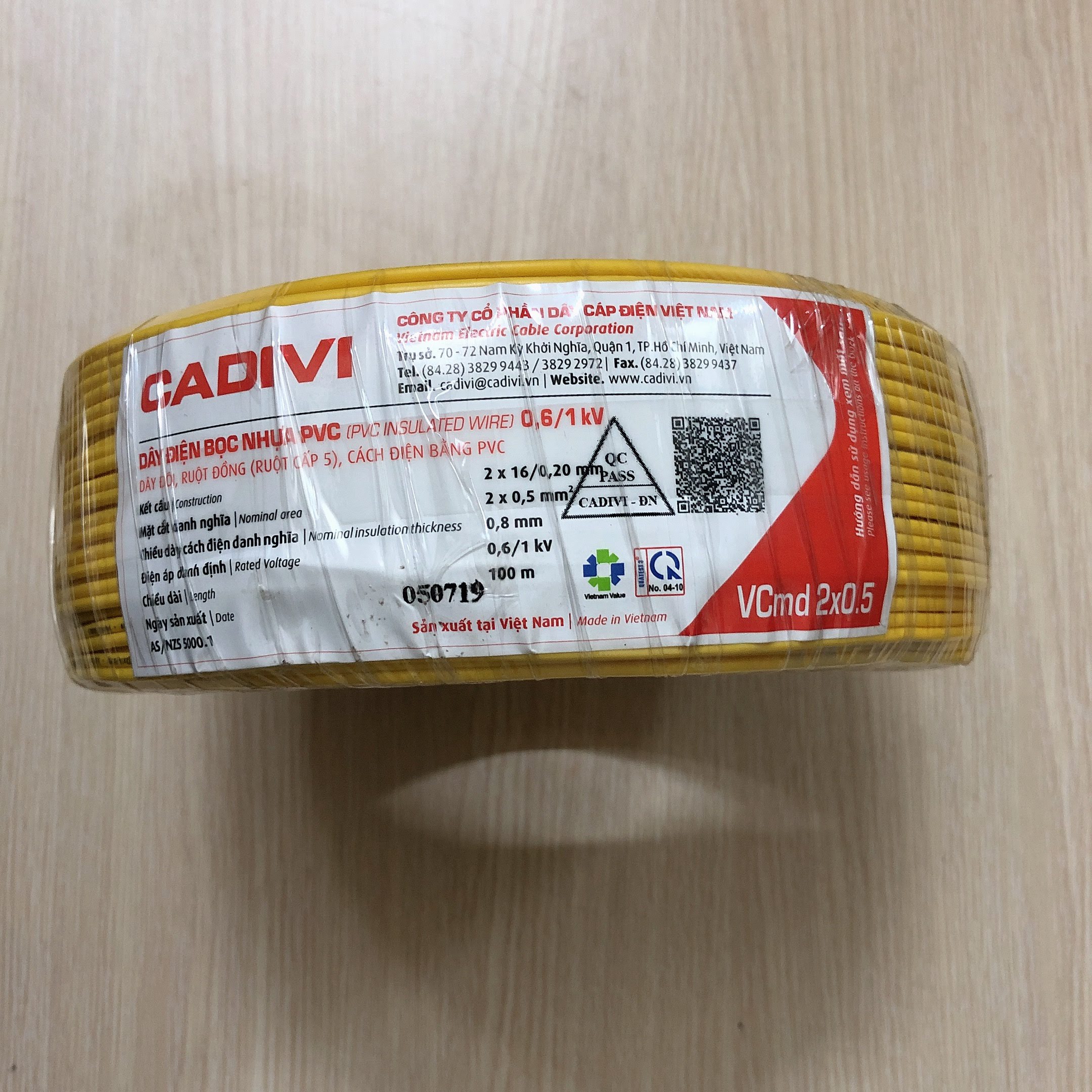 [HCM]50m dây điện đôi 2x16 cadivi