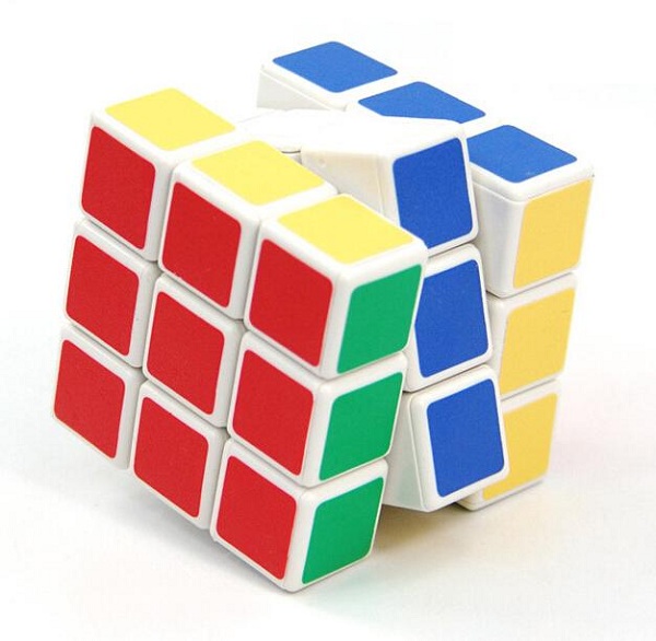 Rubik 3x3 viền trắng - Xoay trơn - Khối Rubik - Đồ chơi Rubik - Khối lập phương - Rèn luện trí não cho bé