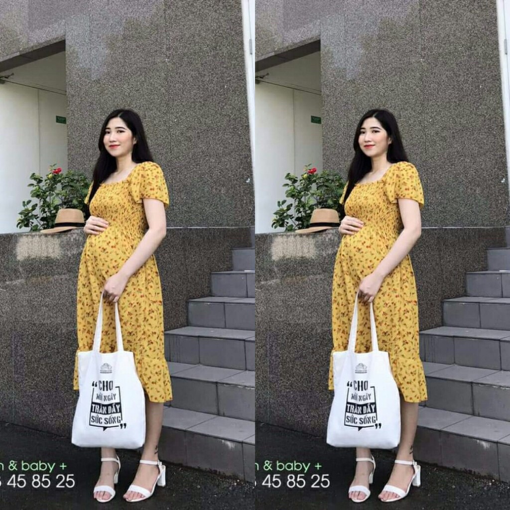 Váy bầu xinh,đầm bầu dạo phố