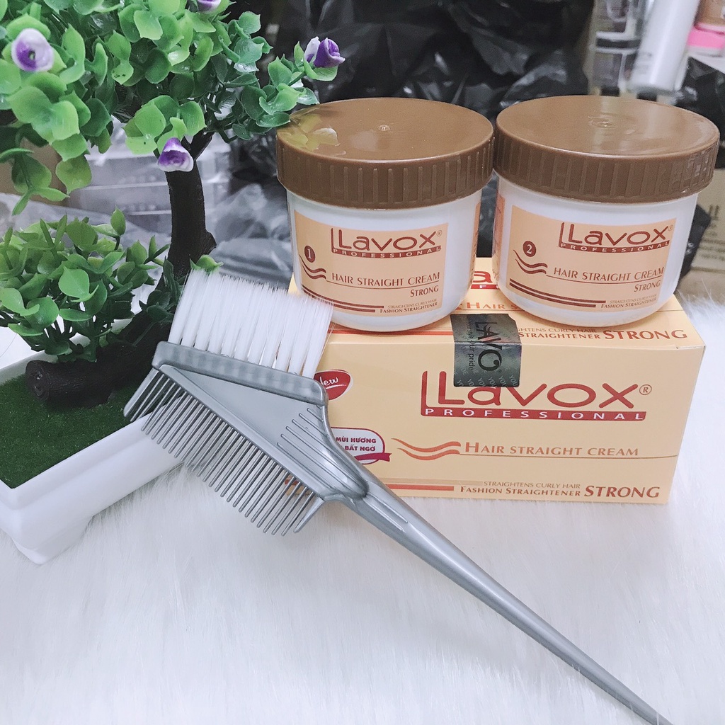 [Tặng Bao Tay] Thuốc duỗi tóc,thuốc ép tóc phục hồi, siêu dưỡng tóc tại nhà Lavox Nano Complex thế hệ mới 150mlx2