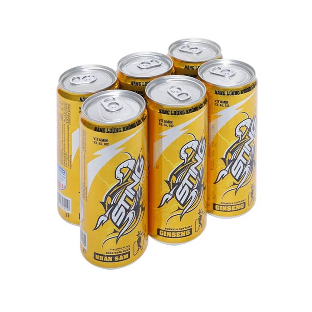 [COMBO 2 LON] Nước Tăng Lực Sting Gold - Lon 330ml