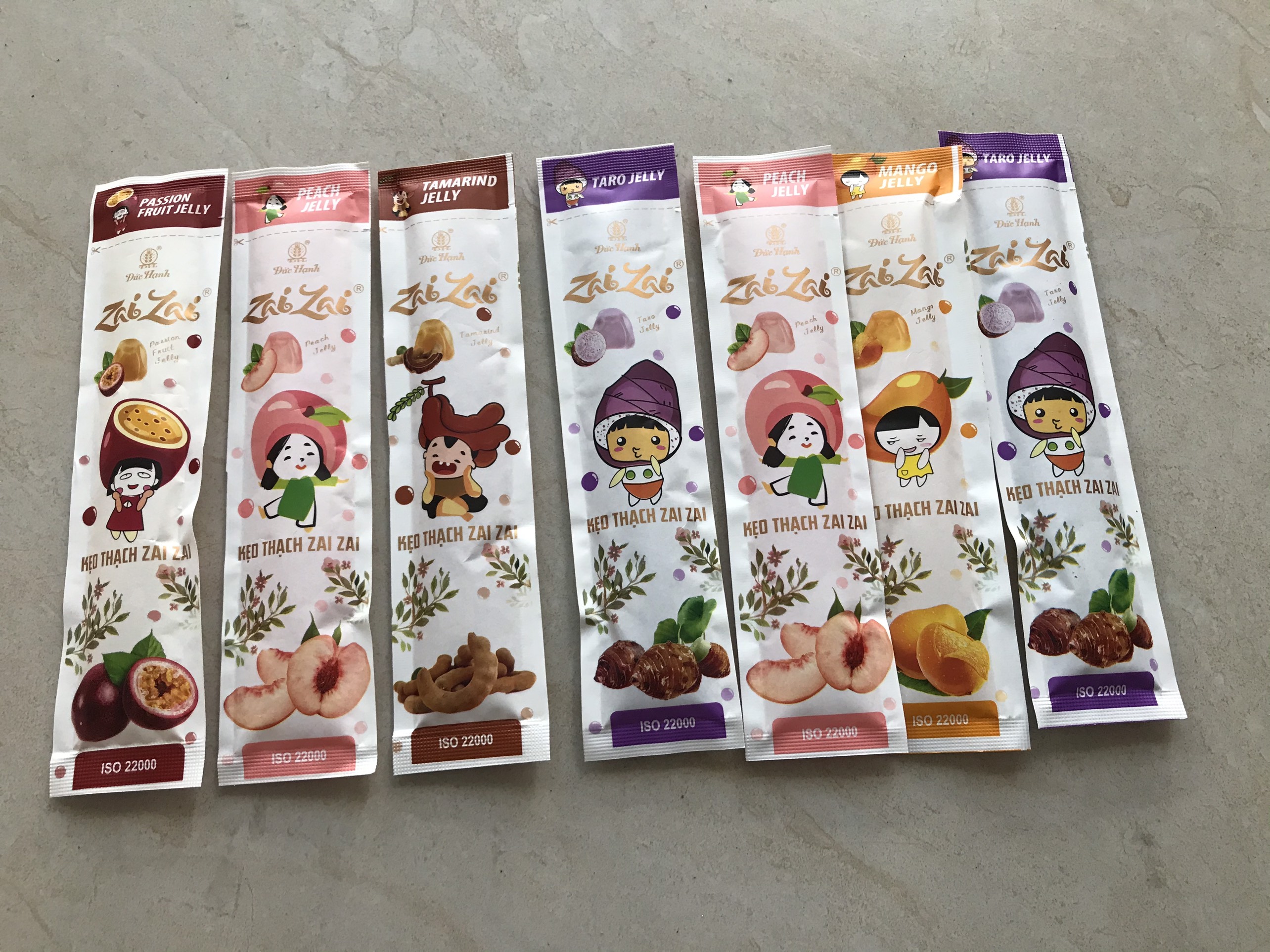 [ giòn - zai ] Combo 500g THẠCH HOA QUẢ ZAI ZAI