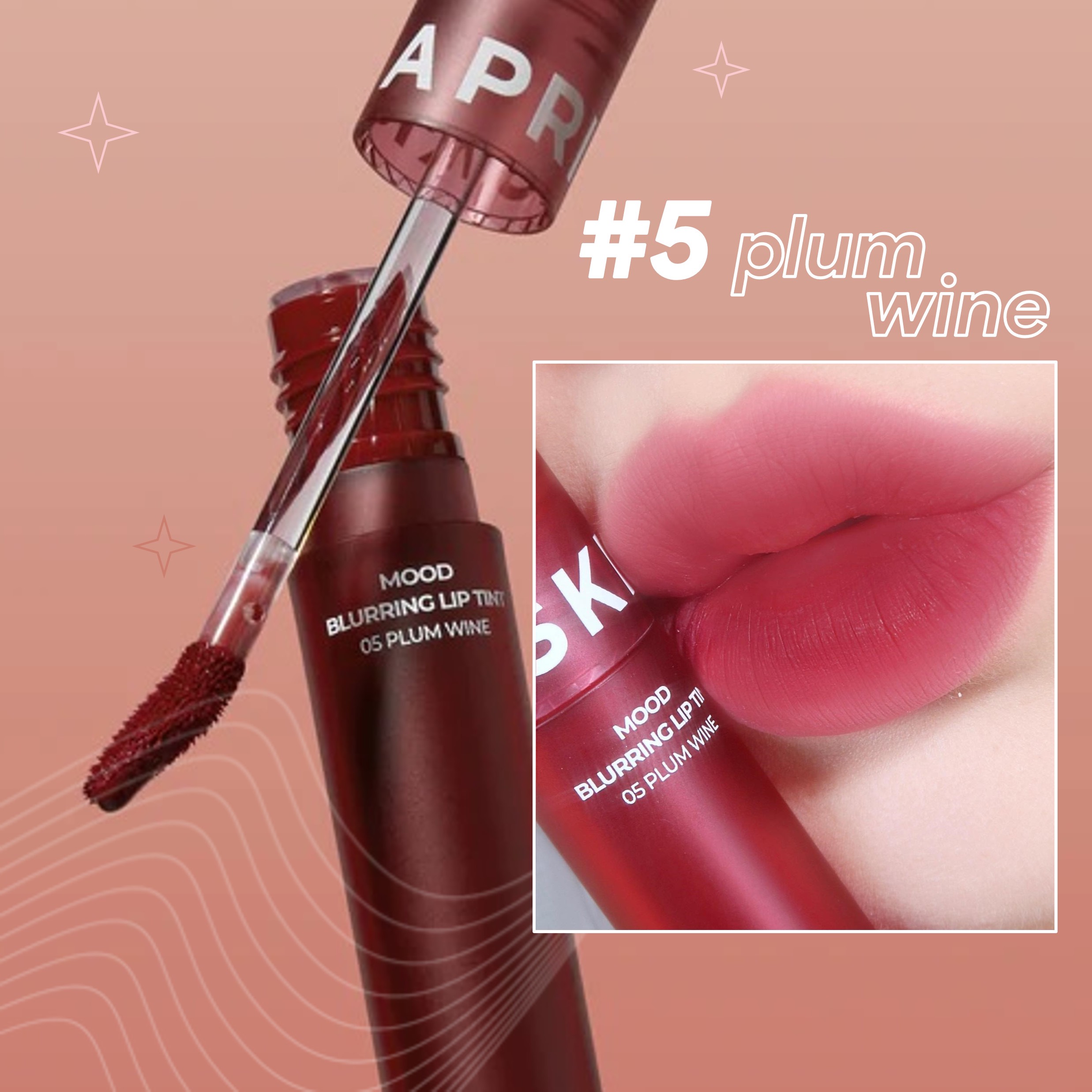 Son kem lì Aprilskin Mood Blurring Lip Tint 4g