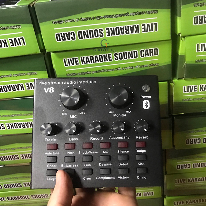Sound card V8 có Bluetooth cực hay