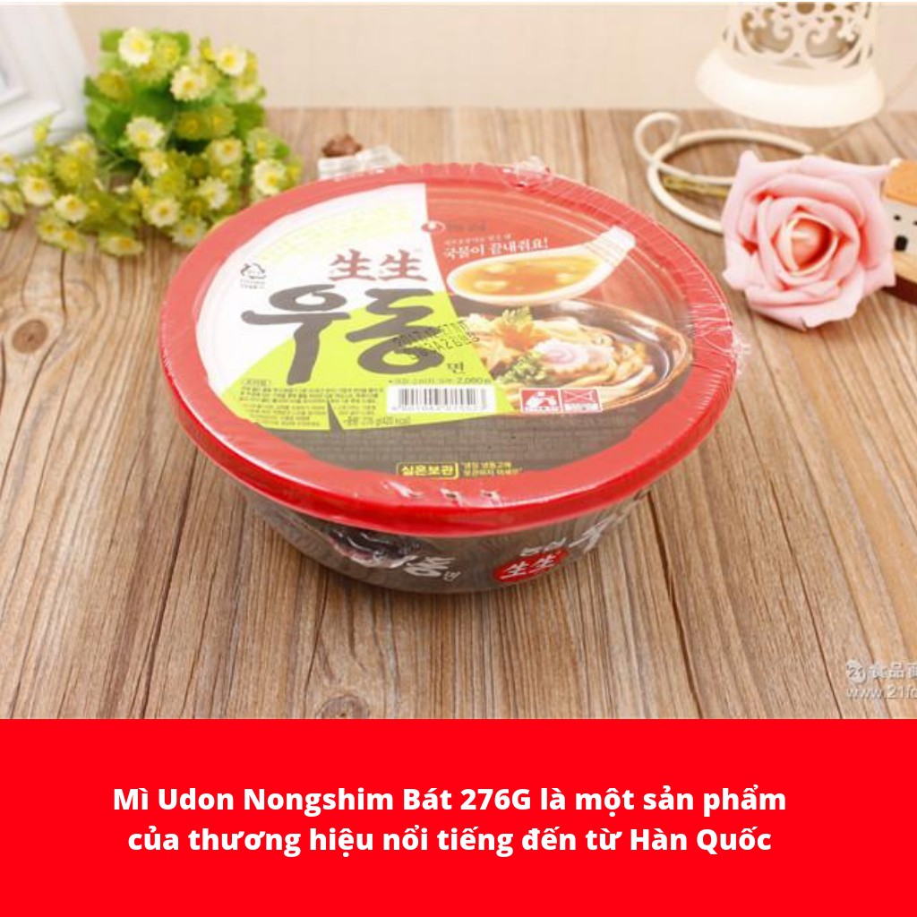 MÌ UDON NONGSHIM HÀN QUỐC BÁT 276G