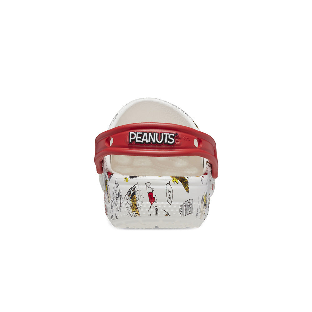 Giày Clog Trẻ Em Crocs Peanuts Classic - White