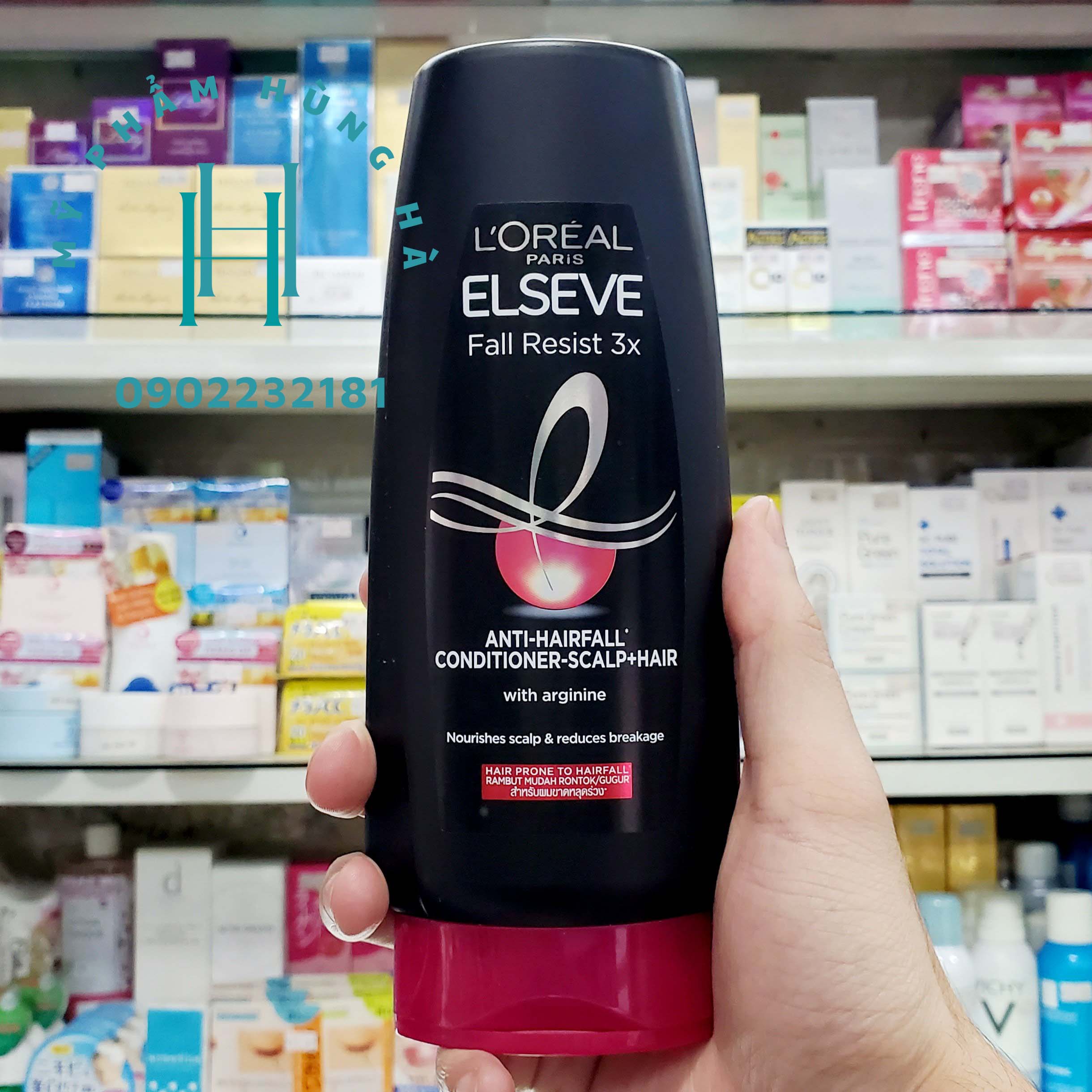Dầu xả Loreal, giảm gãy rụng Loreal Paris Anti-Hairfall Conditioner 280ml