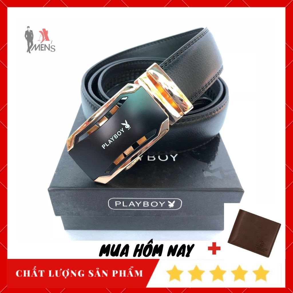 Dây nịt nam cao cấp + [ Tặng kèm ví da Men.bense ] mặt viền