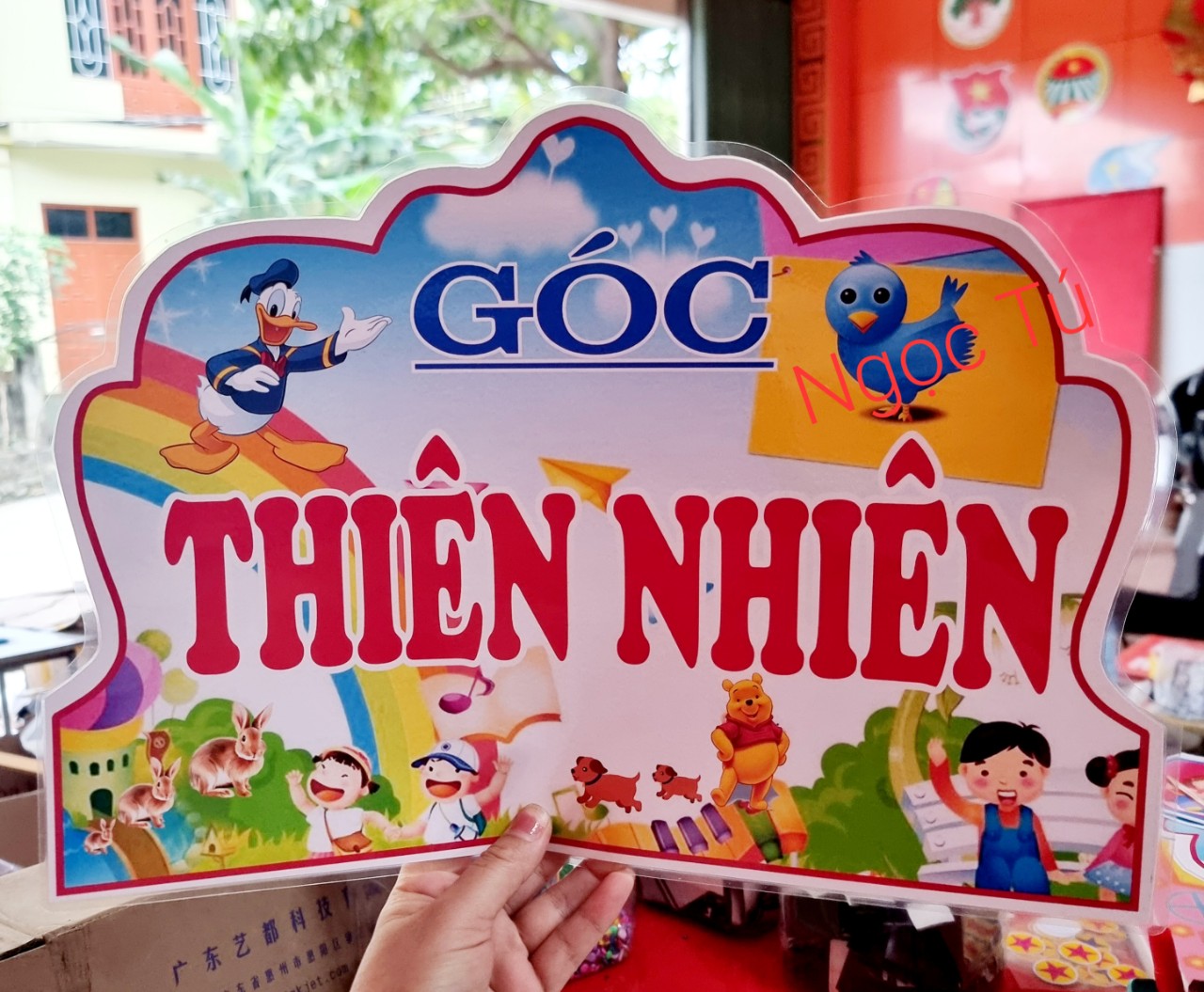 (Đồ dùng dạy học MCH) Tên Góc Thiên Nhiên - khổ A3, A4