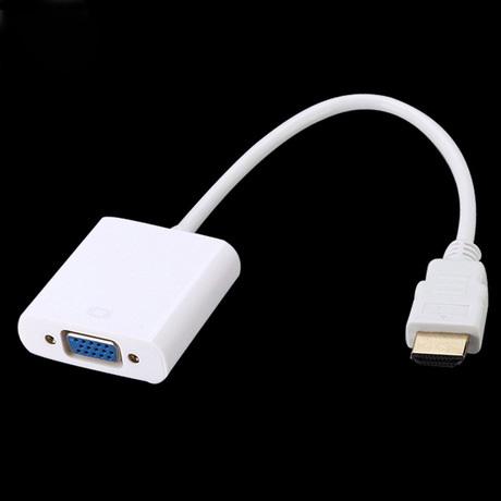 Cáp chuyển đổi HDMI sang VGA (Trắng)