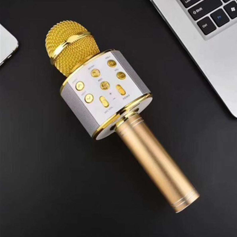 WS858 Micro hát karaoke Bluetooth 3in1 kèm loa