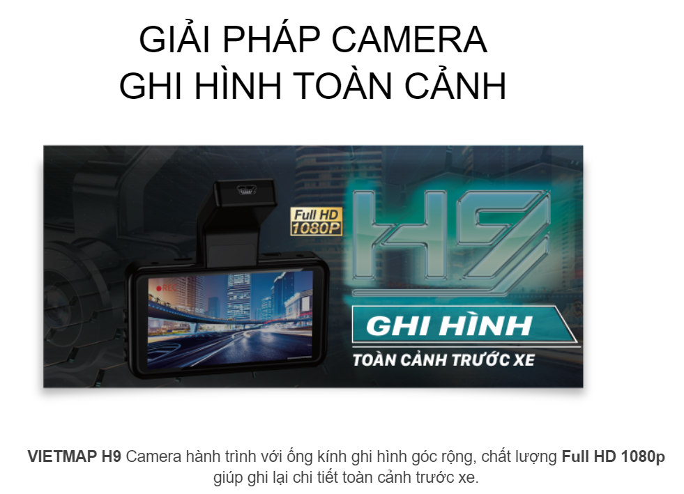 Cam hành trình VIETMAP H9 chính hãng
