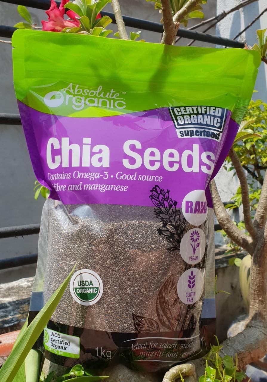 Hạt chia Úc Organic Chia Seed 1kg (không phun thuốc)