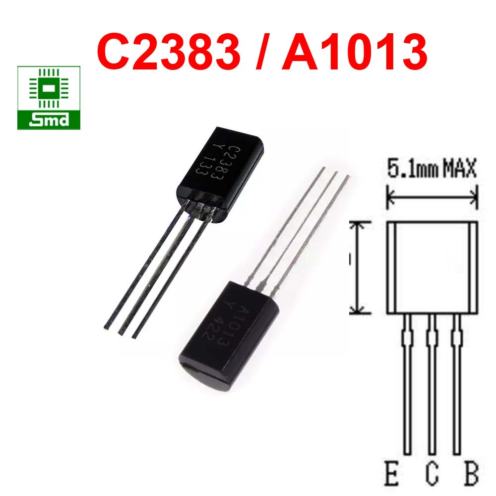 Set 10 linh kiện điện tử C2383 Transistor C2383
